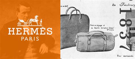 when did hermes start crafting leather goods|Hermes logo history.